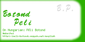 botond peli business card