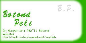 botond peli business card